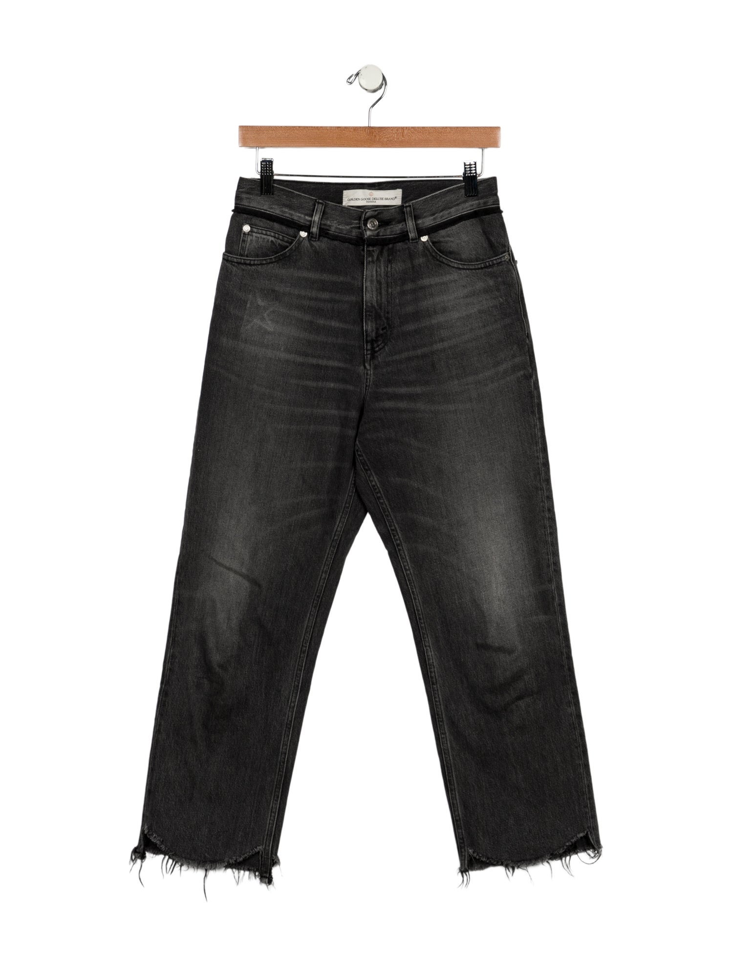 Golden Goose High-Rise Straight Leg Jeans